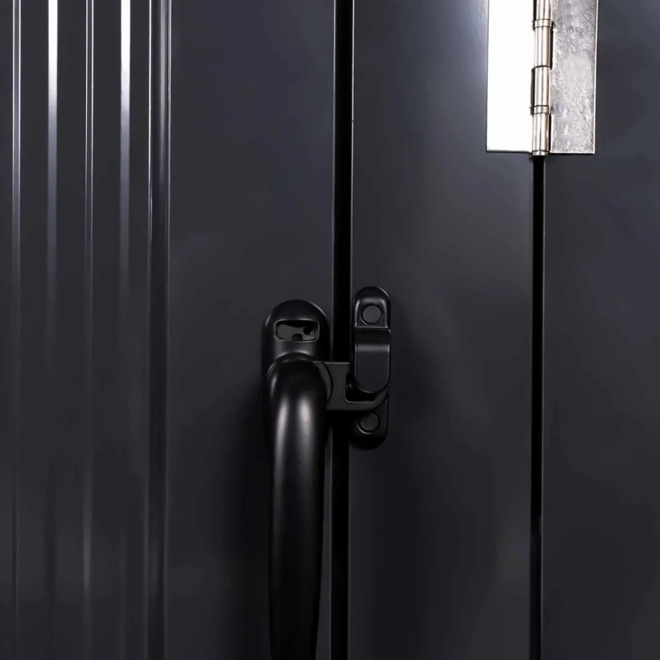 IDMarket Cache poubelle double en acier gris pour extérieur* Abris De Jardin