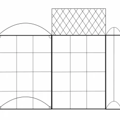 IDMarket Carré potager en métal avec serre à tomates + treillis + housse* Carrés Potager