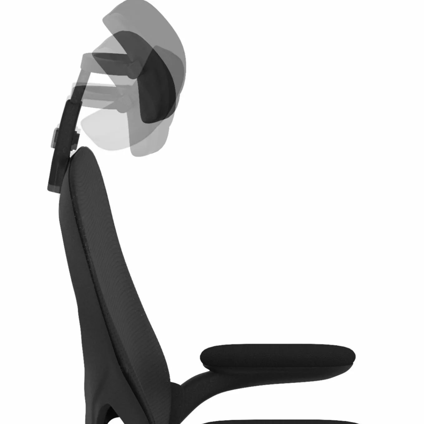 IDMarket Chaise de bureau ergonomique noire avec roulettes* Chaises De Bureau Et Accessoires