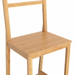 IDMarket Chaise porte-serviettes en bambou* Accessoires Salle De Bain