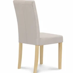 IDMarket Chaises capitonnées beiges chinées* Collection Scandinave|Salle À Manger Complète