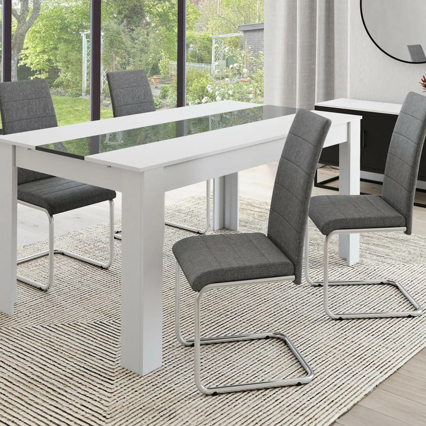 IDMarket Chaises design gris anthracite pour salle à manger* Collection Contemporaine|Salle À Manger Complète