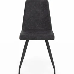 IDMarket Chaises grises liseré marron pieds araignée pour salle à manger* Chaises|Tables Et Chaises