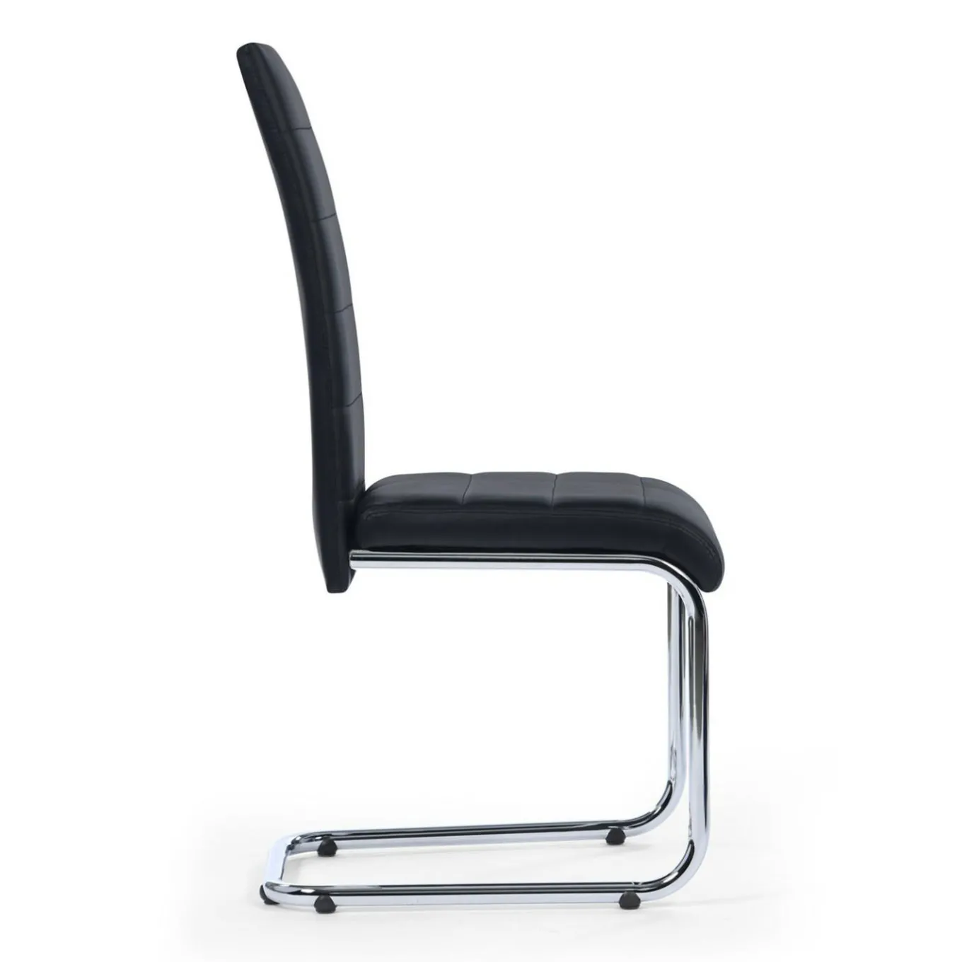 IDMarket Chaises noires design pour salle à manger MIA* Collection Contemporaine|Salle À Manger Complète