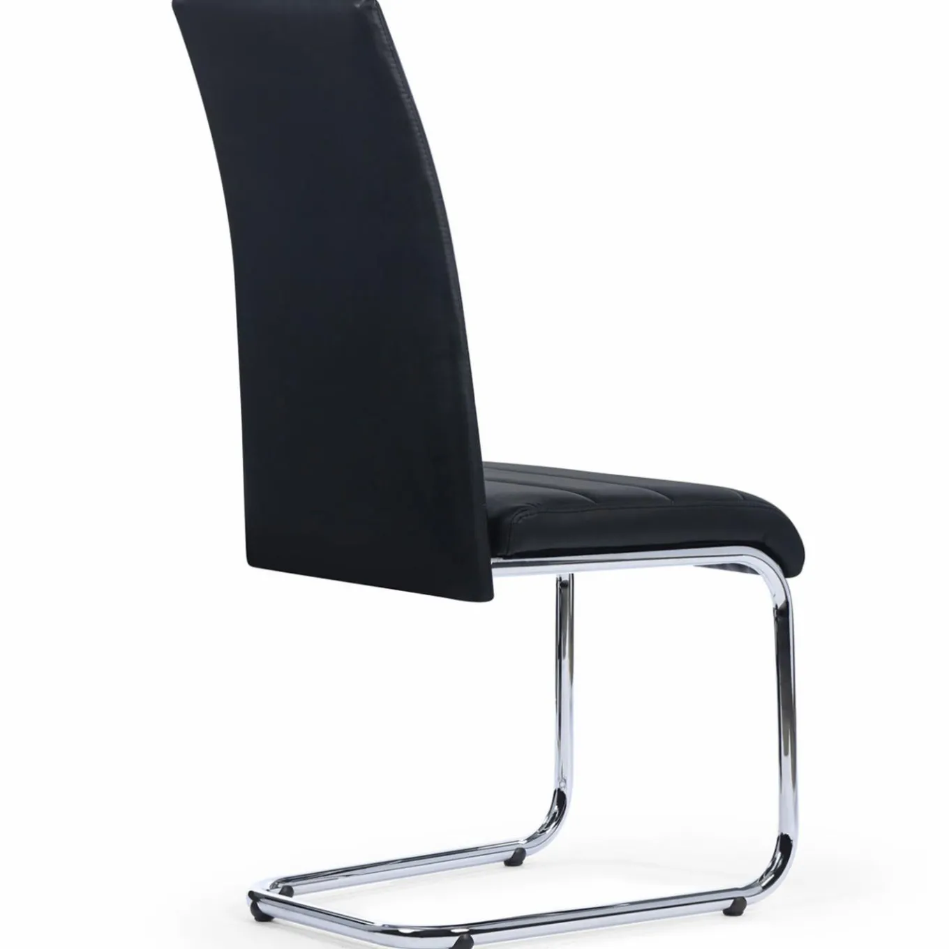 IDMarket Chaises noires design pour salle à manger MIA* Collection Contemporaine|Salle À Manger Complète