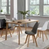 IDMarket Chaises scandinaves 4 couleurs : gris foncé, gris clair, noir et blanc* Collection Scandinave|Salle À Manger Complète