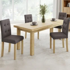 IDMarket Chaises scandinaves gris foncé* Salle À Manger Complète|Chaises