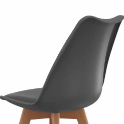 IDMarket Chaises scandinaves grises avec coussin* Collection Scandinave|Salle À Manger Complète