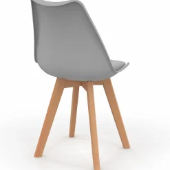 IDMarket Chaises scandinaves grises avec coussin* Collection Scandinave|Salle À Manger Complète