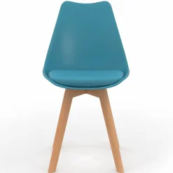 IDMarket Chaises scandinaves mix color rose, blanc, gris, bleu* Collection Scandinave|Salle À Manger Complète