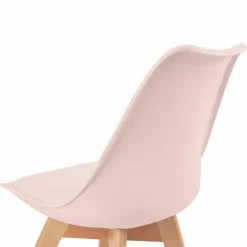 IDMarket Chaises scandinaves mix color rose, blanc, gris, bleu* Collection Scandinave|Salle À Manger Complète
