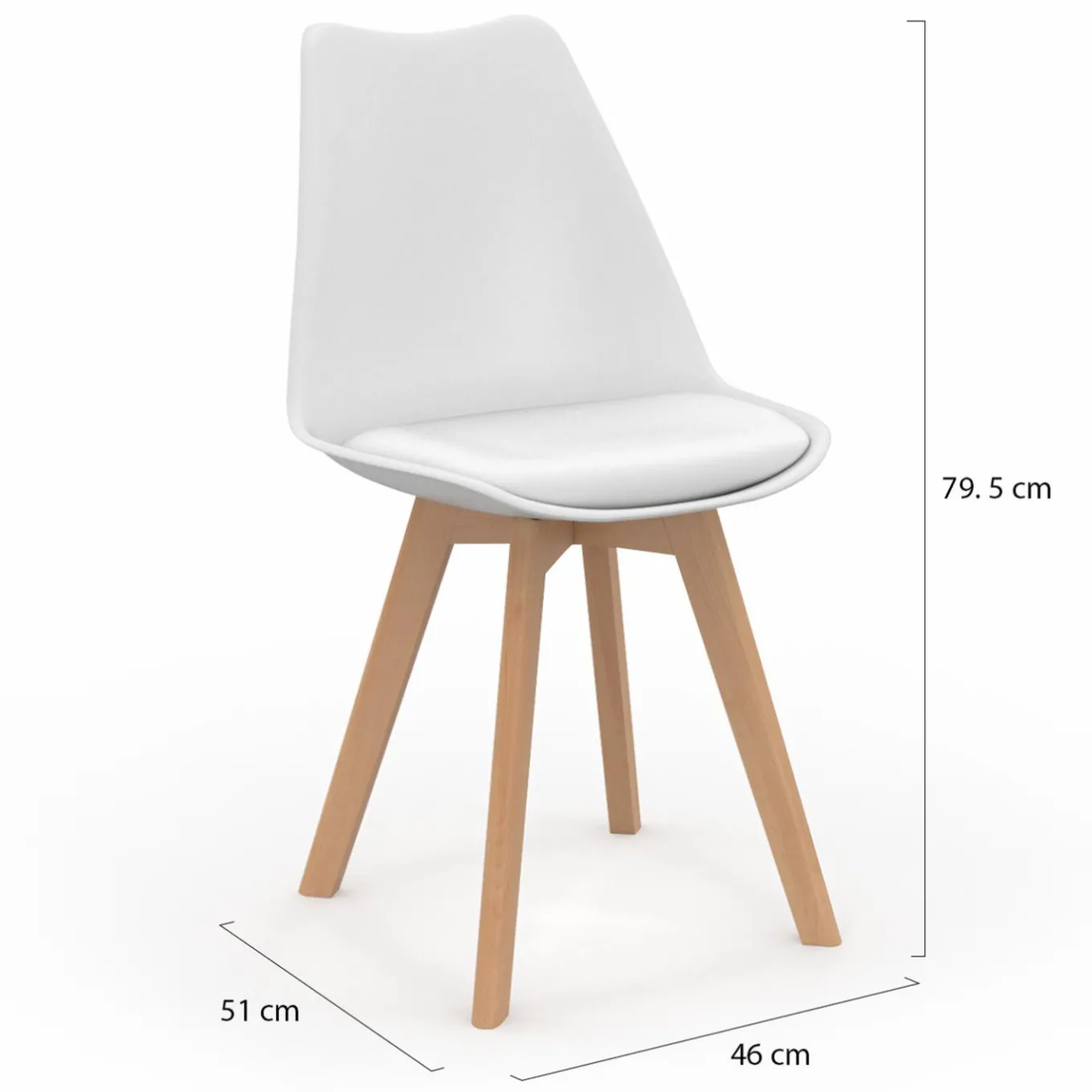 IDMarket Chaises scandinaves rose pastel, gris, blanc avec coussin* Collection Scandinave|Salle À Manger Complète