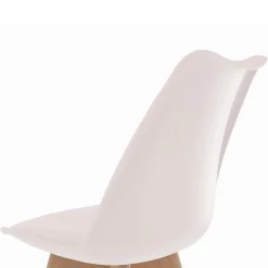 IDMarket Chaises scandinaves rose pastel, gris, blanc avec coussin* Collection Scandinave|Salle À Manger Complète