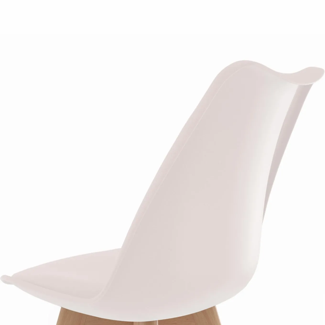 IDMarket Chaises scandinaves rose pastel, gris, blanc avec coussin* Collection Scandinave|Salle À Manger Complète