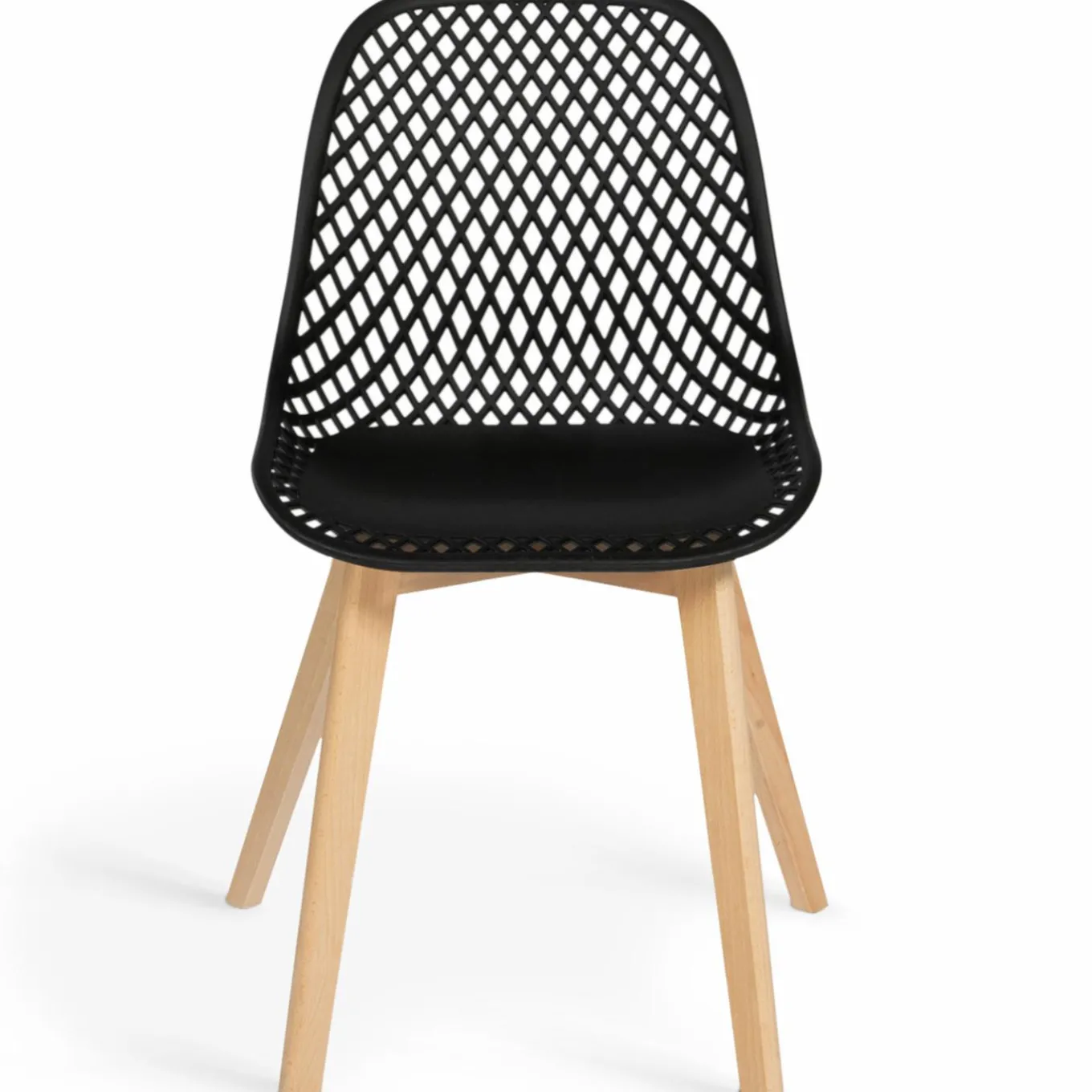 IDMarket Chaises terracotta et beige* Collection Scandinave|Chaises