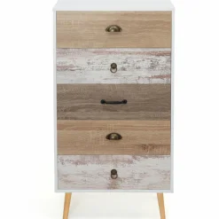 IDMarket Chiffonnier scandinave 5 tiroirs* Meubles Tiroirs|Collection Scandinave