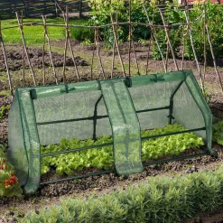 IDMarket Châssis serre de jardin 120 cm vert* Tunnels Et Accessoires De Croissance|Serres À Tomates Et Équipement Du Potager