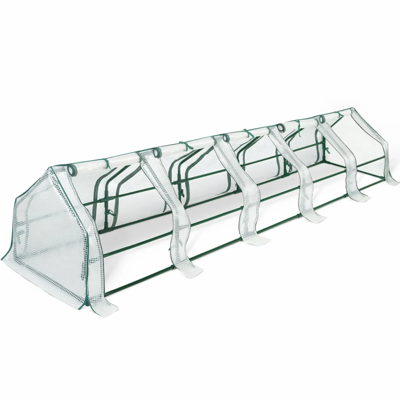 IDMarket Châssis serre de jardin 3m blanche* Tunnels Et Accessoires De Croissance|Serres À Tomates Et Équipement Du Potager