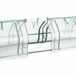 IDMarket Châssis serre de jardin 3m blanche* Tunnels Et Accessoires De Croissance|Serres À Tomates Et Équipement Du Potager