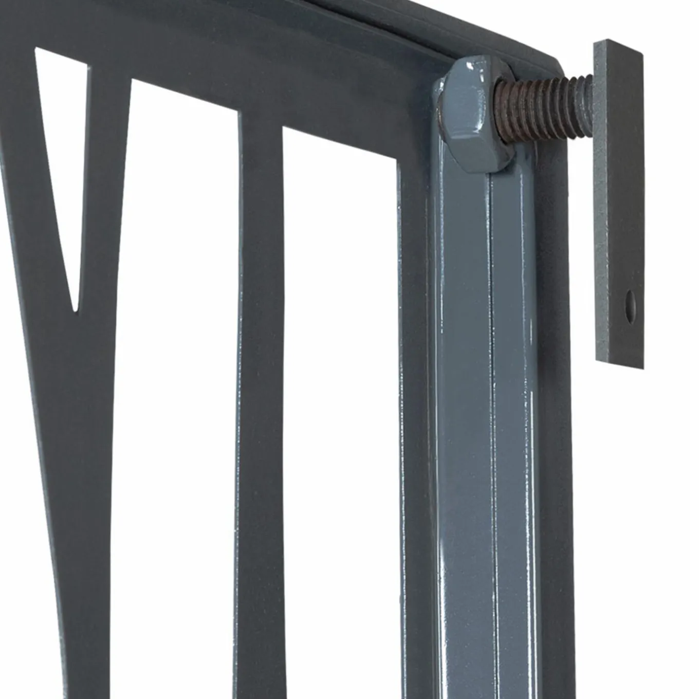 IDMarket Claustra extérieur métal gris design 150 x 50 cm* Panneaux Occultants