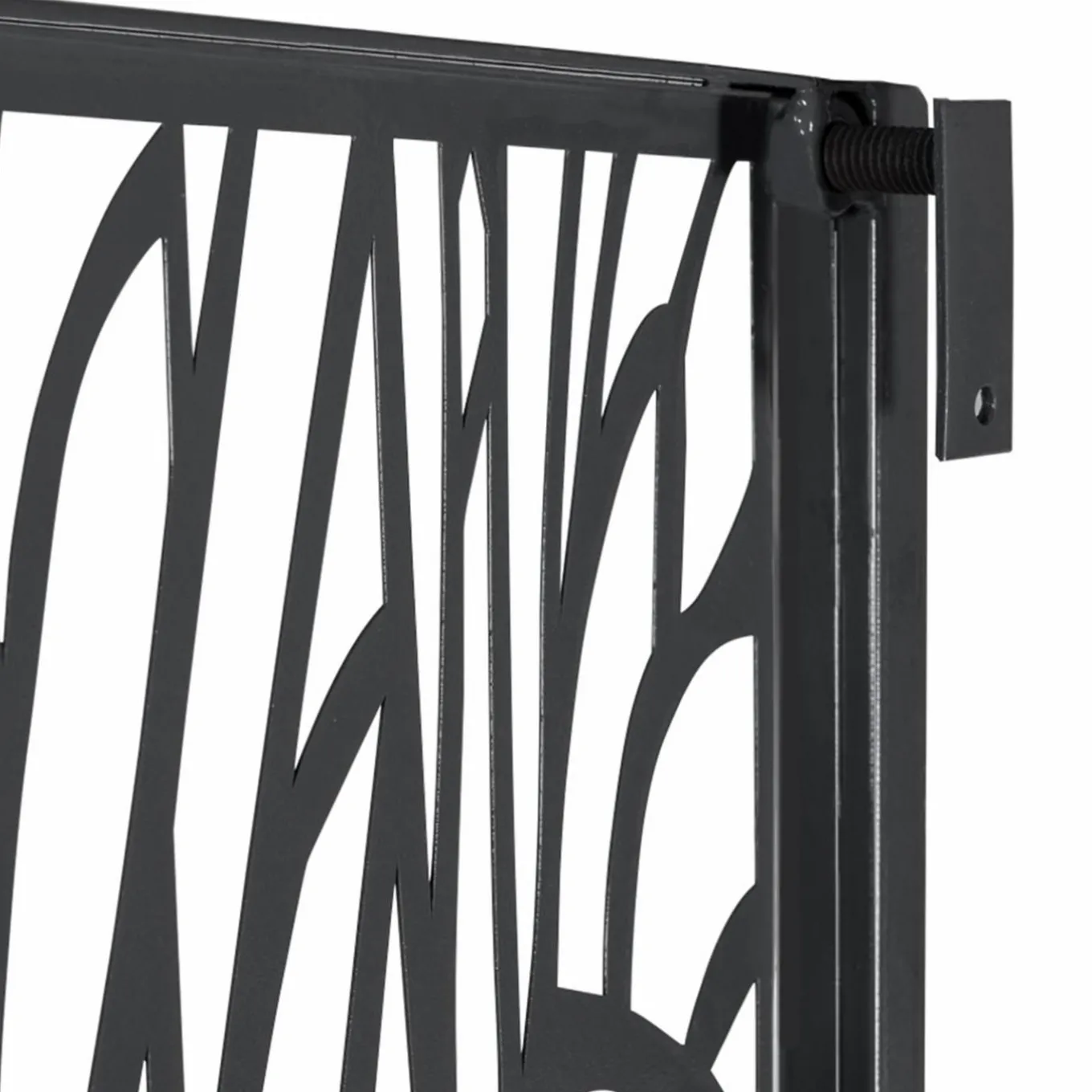 IDMarket Claustra extérieur métal gris motif arbre* Panneaux Occultants