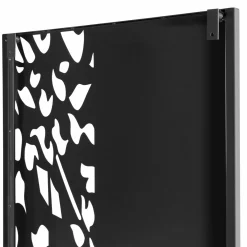 IDMarket Claustra extérieur métal gris semi ajouré* Panneaux Occultants