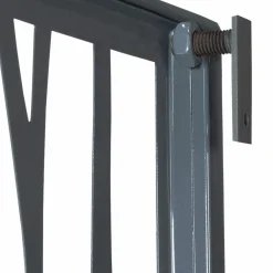 IDMarket Claustra extérieur métal gris design* Panneaux Occultants