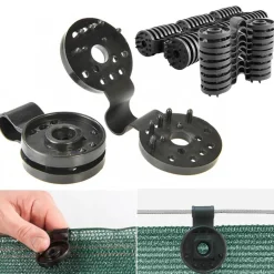 IDMarket Clips et attaches brise vue x20 pcs* Brise-Vues