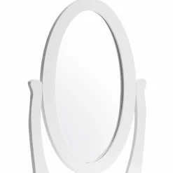 IDMarket Coiffeuse blanche avec miroir et tabouret* Collection Design|Collection Agencement Magasin