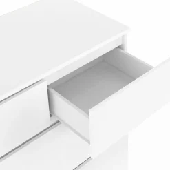 IDMarket Commode 8 tiroirs bois blanc 160 cm* Collection Contemporaine|Commodes