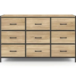 IDMarket Commode avec 9 tiroirs en tissu* Meubles Tiroirs|Meubles Bas