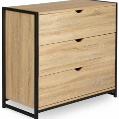 IDMarket Commode industrielle 3 tiroirs* Meubles Tiroirs|Meubles Bas