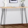 IDMarket Console vintage bois pieds épingle* Meubles En Bois|Collection Agencement Magasin