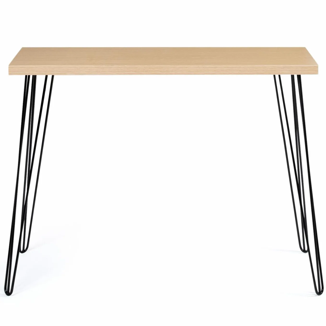 IDMarket Console vintage bois pieds épingle* Meubles En Bois|Collection Agencement Magasin