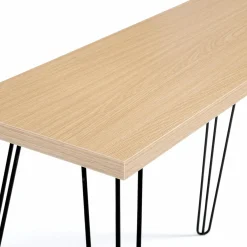 IDMarket Console vintage bois pieds épingle* Meubles En Bois|Collection Agencement Magasin