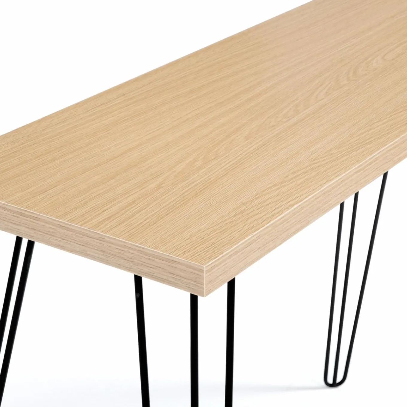 IDMarket Console vintage bois pieds épingle* Meubles En Bois|Collection Agencement Magasin