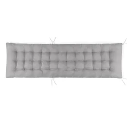 IDMarket Coussin bain de soleil transat gris 180 cm* Bains De Soleil|Fauteuils De Jardin
