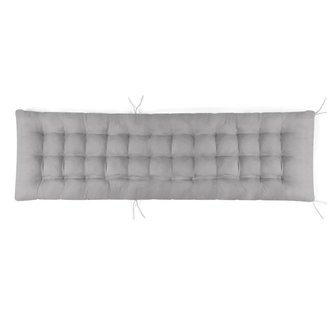 IDMarket Coussin bain de soleil transat gris 180 cm* Bains De Soleil|Fauteuils De Jardin