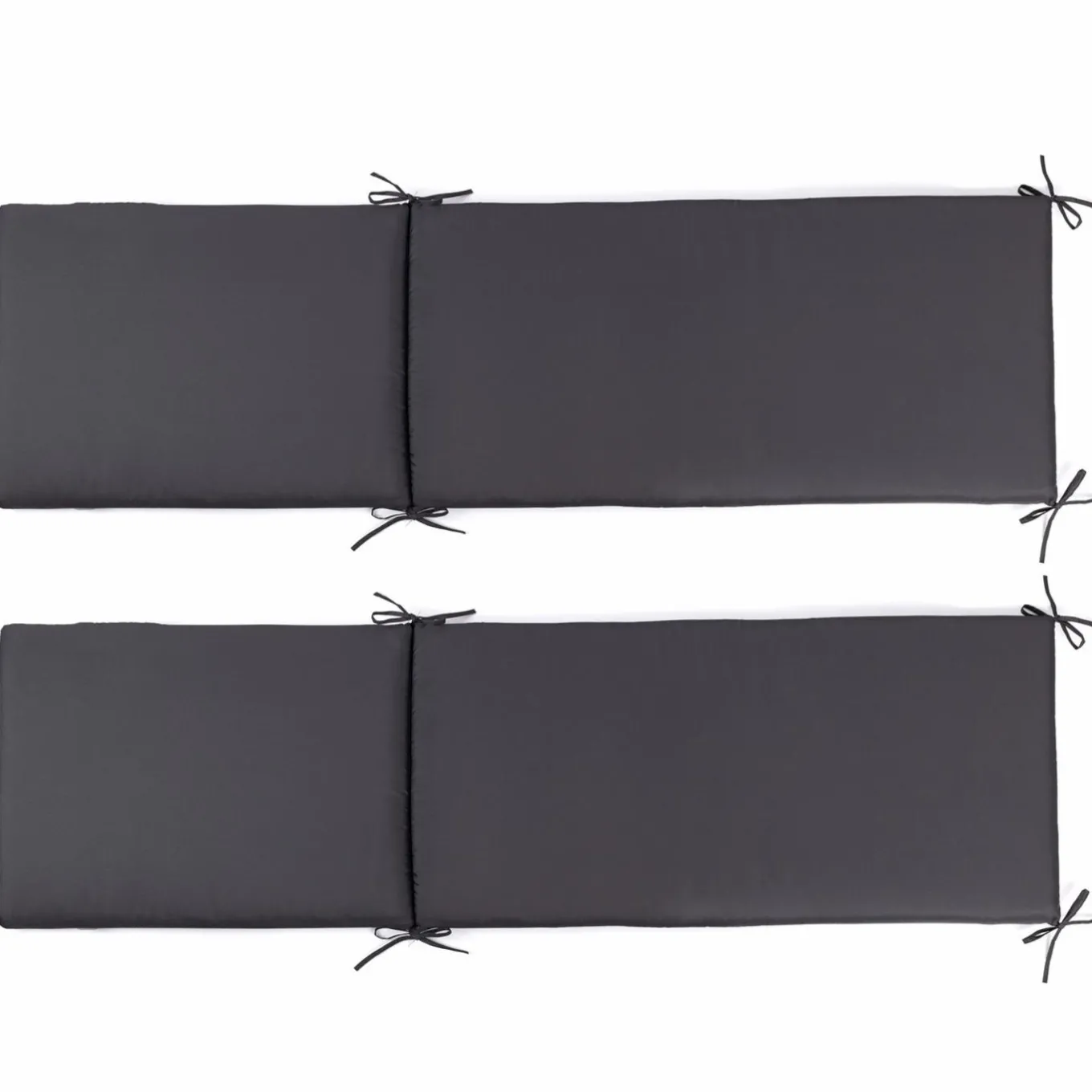 IDMarket Coussins transat gris 190 cm* Bains De Soleil|Fauteuils De Jardin