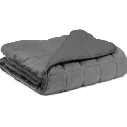 IDMarket Couverture lestée 150x200 cm bicolore gris clair et gris 9 kg* Couettes Et Oreillers