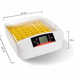 IDMarket Couveuse professionnelle automatique 56 œufs avec incubateur* Accessoires Animaux|Accessoires Poulailler