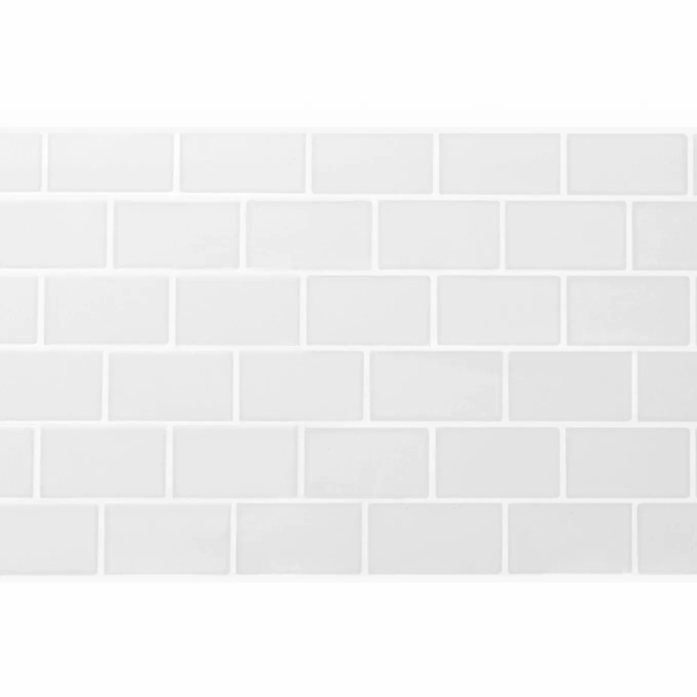 IDMarket Crédence adhésive murale effet carrelage blanc* Produits D’Aménagement Intérieur|Décoration Et Accessoires