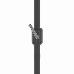 IDMarket Demi parasol de balcon plage CORTE gris 2,7x1,35 M avec housse* Parasols