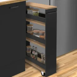 IDMarket Desserte de cuisine avec chariot de rangement à étages* Dessertes Et Éléments De Cuisine