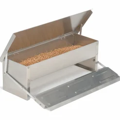 IDMarket Distributeur de graines pour poules anti nuisible* Accessoires Animaux|Accessoires Poulailler