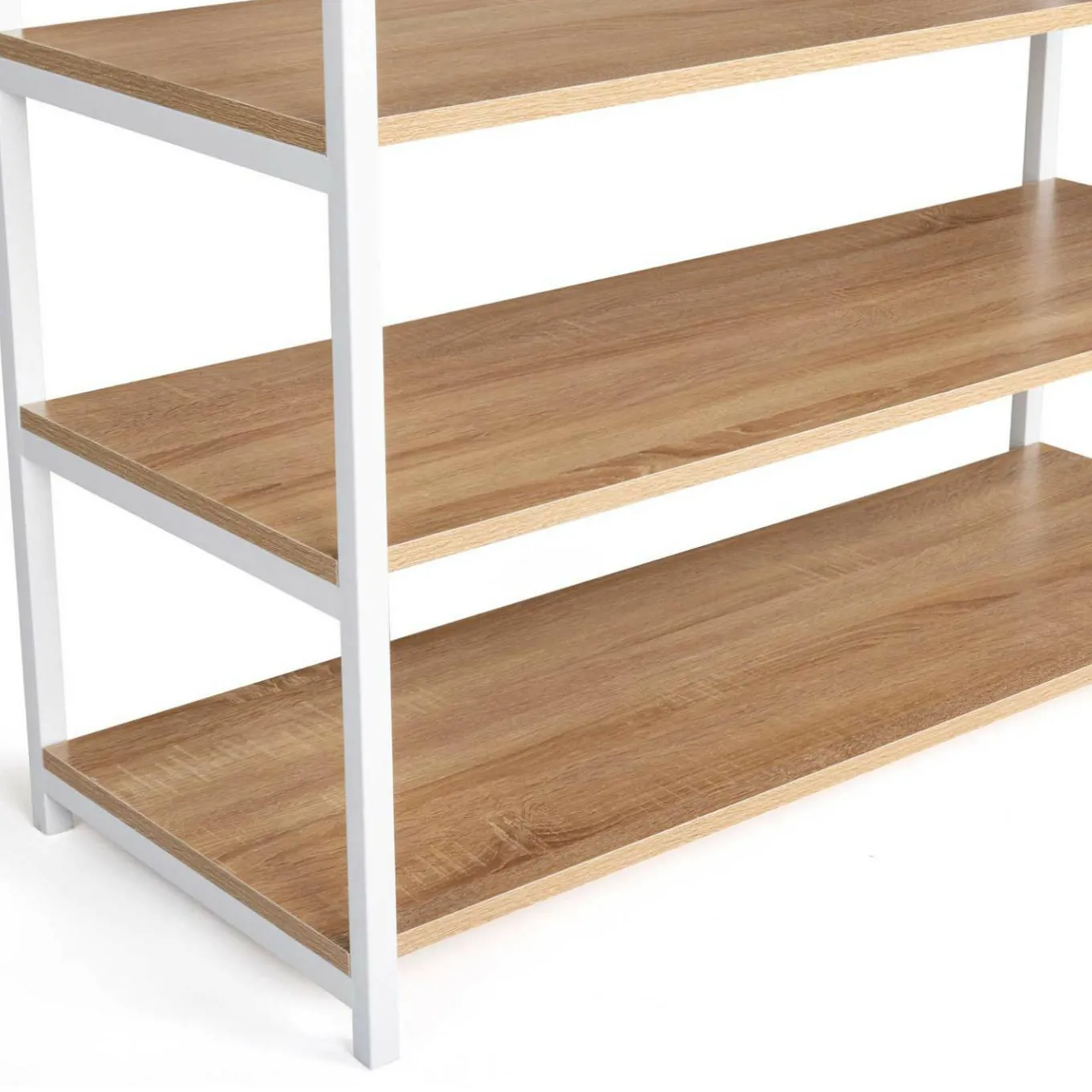 IDMarket Dressing industriel blanc 100 cm* Meubles Hauts|Collection Agencement Magasin