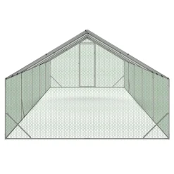 IDMarket Enclos poulailler 30m²* Volières Et Enclos|Poulaillers