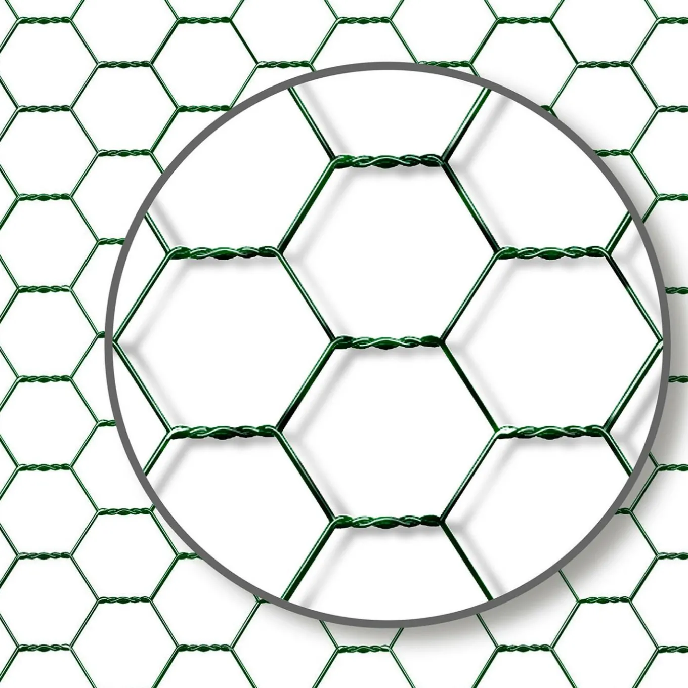 IDMarket Enclos poules 6 m2 parc grillagé 3x2m acier galvanisé* Volières Et Enclos