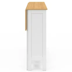 IDMarket Ensemble table de bar ilot et 2 tabourets bois blanc plateau façon hêtre* Meubles Hauts|Tables Hautes