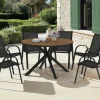 IDMarket Ensemble table et chaises salon de jardin 6 personnes* Salons De Jardin
